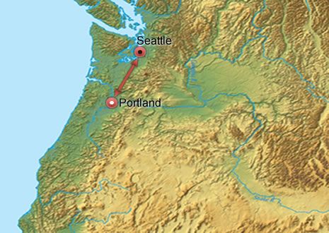 Volcanic Getaway map